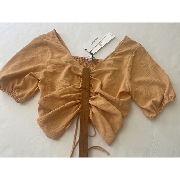 NWT Calvin Klein Beige‎ Top Adjustable Drawstring Size Large - Picture 4 of 7